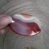Pendentif Agate Cornaline - bélière en argent – Image 3