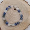 Bracelet Sodalite et Jade blanc – Image 2