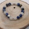 Bracelet Sodalite et Jade blanc – Image 3
