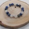 Bracelet Sodalite et Jade blanc